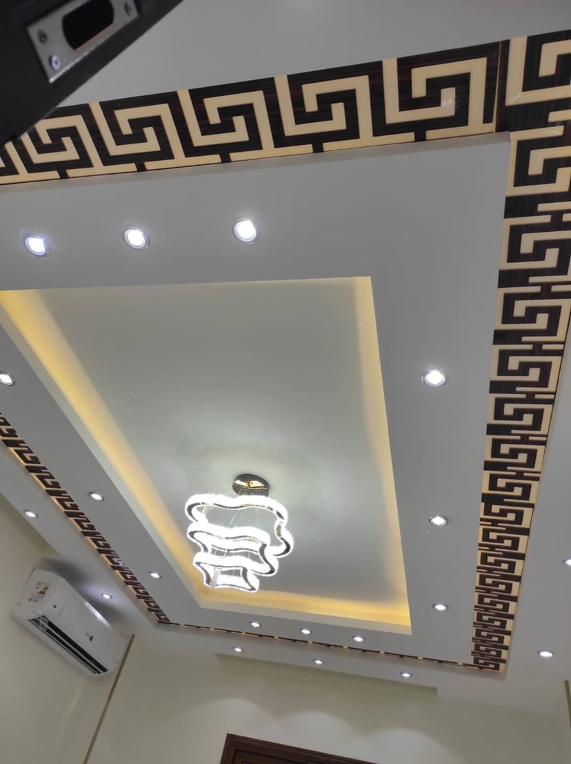 Industrial Gypsum Board Application with Fire-Rated Panels Large-scale industrial gypsum board installation featuring fire-rated panels and structural integration